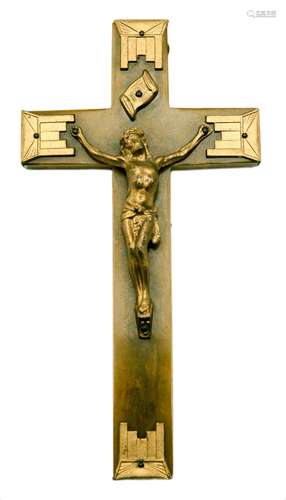 Vintage Sainte Anne De Beaupre Stone Crucifix Cross