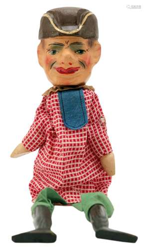 Victorian Punch and Judy Vintage Toy Puppet