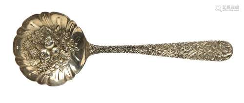 Kirk & Son Sterling Repousse Rose Berry Spoon