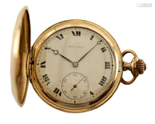 Movado Pocket Watch w/Roman Numerals