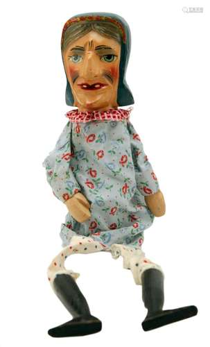 Victorian Punch and Judy Vintage Toy Puppet