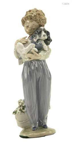 LLADRO Little Boy with Dog