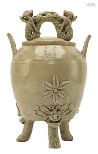 Chinese Pottery Glazed Censer