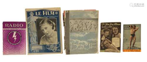 Five Antique Magazines