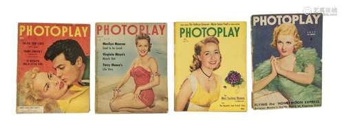 Four Photoplay Antique Magazines