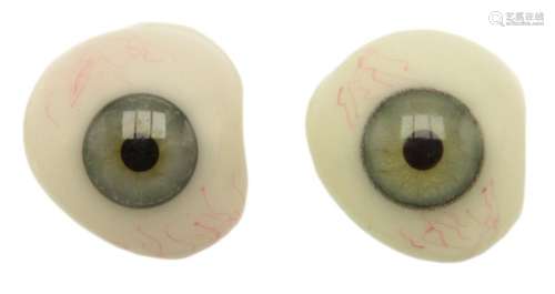 European Glass Eye c1900 (Display Only - Not For Sale)