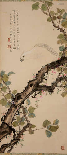 White Parrot He Qirong (19th/20th century)