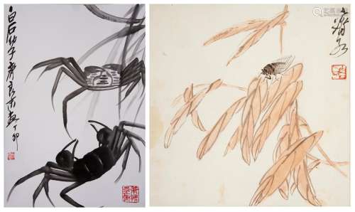 Various Subjects Qi Liangmo (1938 - ) and Qi Ziru (1902 - 1955)