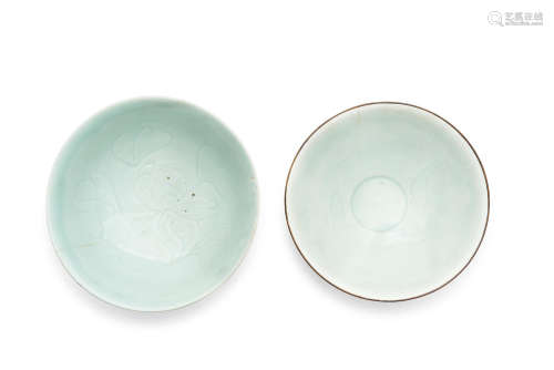 Southern Song dynasty Two qingbai bowls