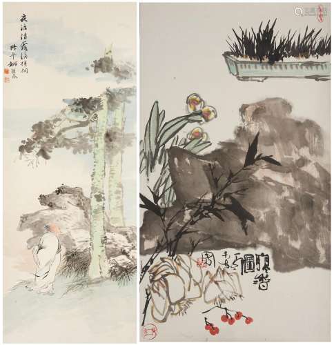 Various Subjects Yao Zhongbao (1882 - 1927) and Zhou Changhai (1942 - )