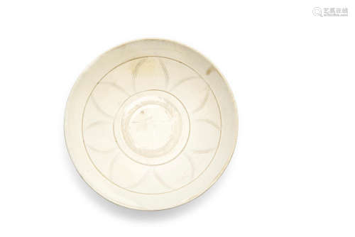 Shanxi Province, Jin dynasty A cizhou-type white glazed 'lotus' bowl