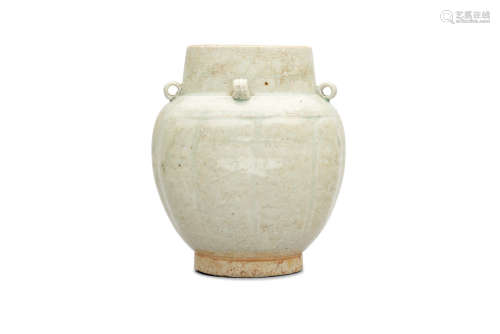 Northern Song dynasty A qingbai lobed water jar with four looped handles