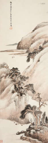 Landscape after Wang Jian Xiao Junxian (1865 - 1949)