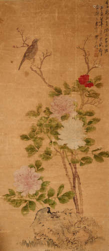 Bird and Flower in the style of Ziliang Chen Wenjin (18th/19th century)