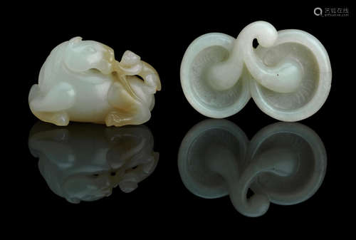 Two jade carvings