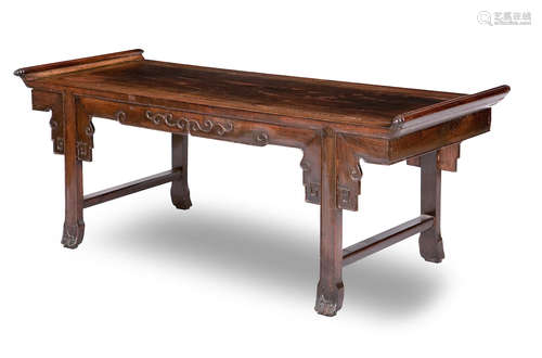 19th century A hardwood low table