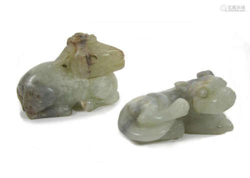 Two jade carvings