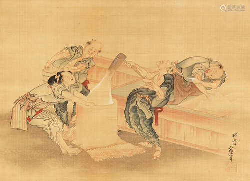 Edo period (1615-1868) or Meiji era (1868-1912), mid-late 19th century After Katsushika Hokusai (1760-1849)