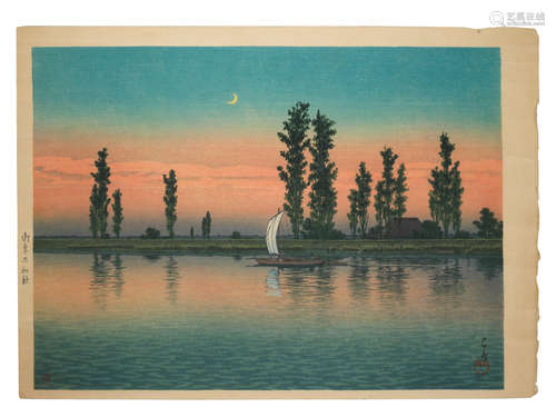 Showa era (1926-1989), circa 1929-1942 Kawase Hasui (1883-1957)