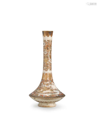 By Yozan, Meiji era (1868-1912), late 19th/early 20th century A Satsuma bottle vase