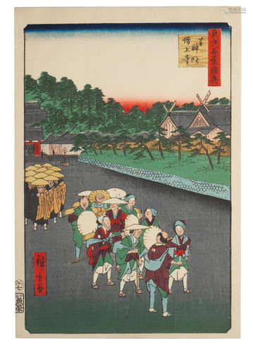 Edo period (1615-1868), circa 1858 Utagawa Hiroshige (1797-1858)