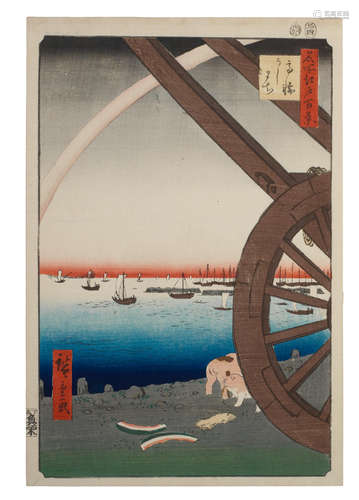 Edo period (1615-1868), circa 1857 Utagawa Hiroshige (1797-1858)