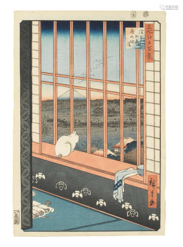 Edo period (1615-1868), circa 1857 Utagawa Hiroshige (1797-1858)