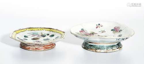 Two Famille Rose Dishes