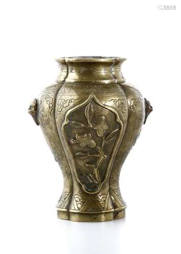 Bronze Baluster Vase