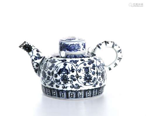 Blue and White Teapot