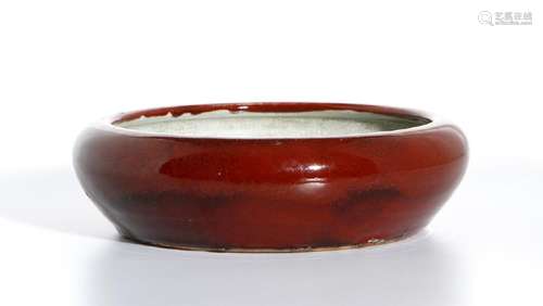 Oxblood Glazed Brush Washer