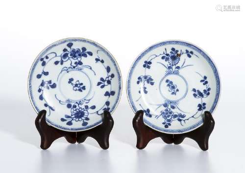 Pair B/W Dishes,Ca Mau Shipwreck c.1725, Sotheby's