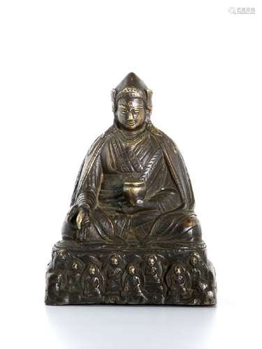 Gilt-Bronze Figure of Medicine Buddha