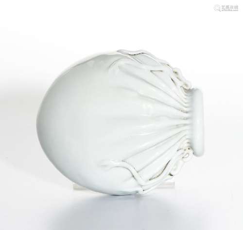 White Glazed Wall Vase