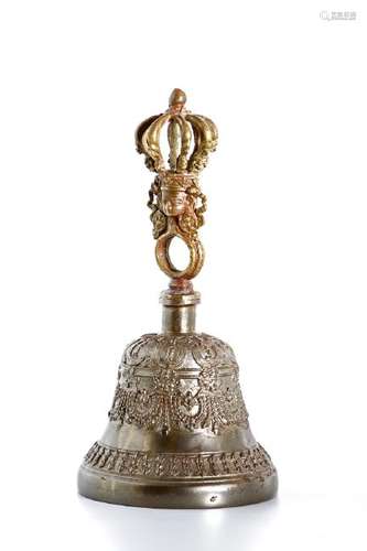 Parcel-Gilt Bronze Ceremonial Bell