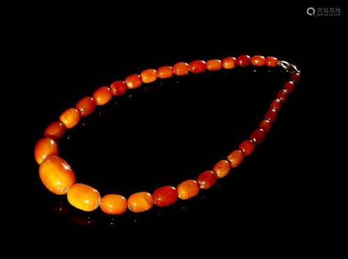 Amber Beaded Necklace