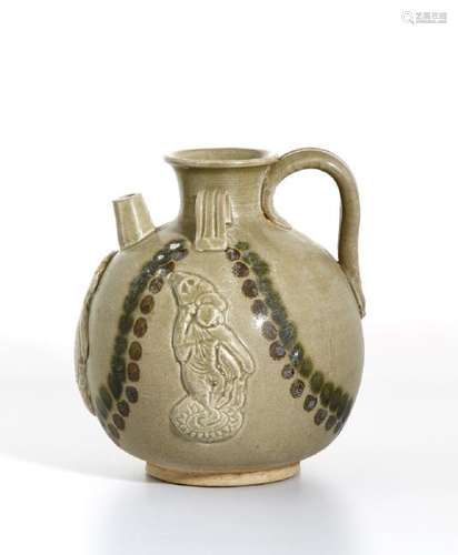 'Changsha' Celadon-Glazed Ewer