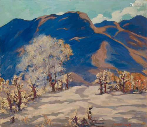 Near Palm Canyon 25 1/8 x 30 1/4in overall: 32 1/4 x 37 1/4in Mary DeNeale Morgan(1868-1948)