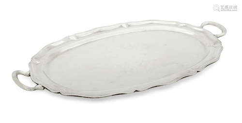 by Conquistador S.A., Mexico City, Mexico, 20th century  A Mexican sterling silver tray