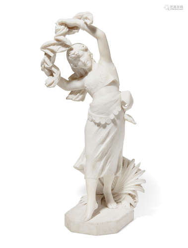 Early 20th century An Italian marble figure of a gypsy dancerFerdinando Vichi (Italian, 1875-1945)