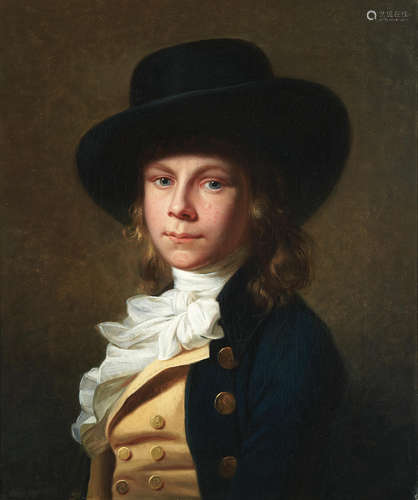 A portrait of an elegant young gentleman 24 x 20in (61 x 50.9cm) Follower of Martin Drölling(Oberhergheim 1752-1817 Paris)