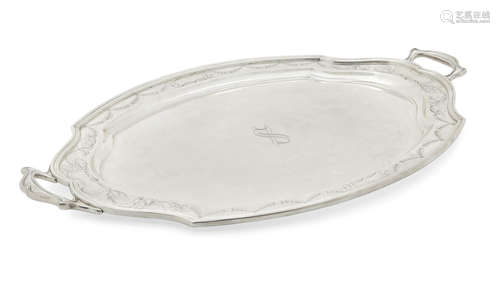 by Reed & Barton, Taunton, MA,  early 20th Century  An American sterling silver tray