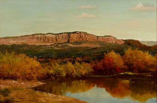 Oak Creek, Autumn Color, Near Sedona 24 x 36in (61 x 91.4cm) Robert William Wood(1889-1979)