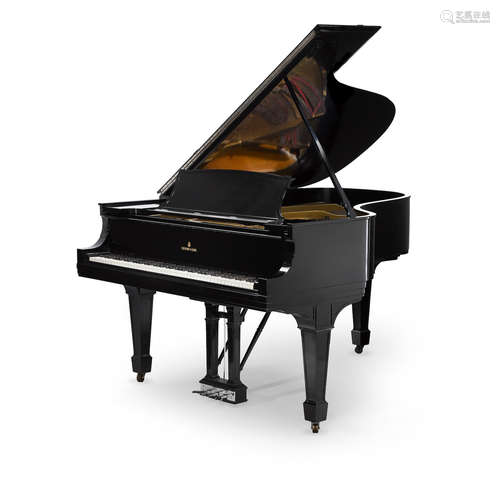 Circa 1917 A Steinway ebonized grand piano