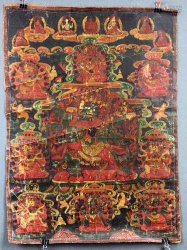 Yama Thangka, China / Tibet old.