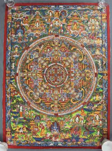 Kalachakra Mandala, China / Tibet old.