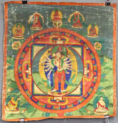 Bodhisattva Mandala, China / Tibet old.