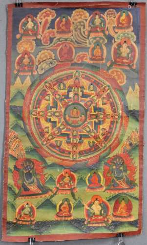 Mandala, China / Tibet old.