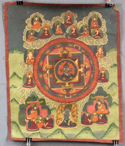 Mahakala Mandala, China / Tibet old.