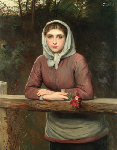 Lost in thought Charles Sillem Lidderdale, RBA(British, 1831-1895)